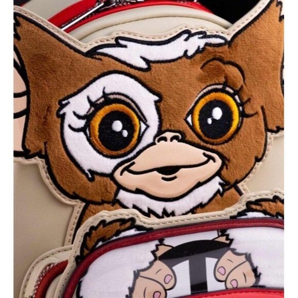 Gremlins Gizmo Plush Light Up Mini Backpack Warner Bros Loungefly NWT main image 7